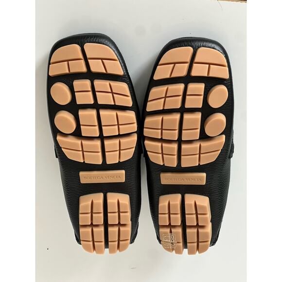 Bottega Veneta Men’s Leather Shore Loafer Shoes Black 9 US (42) 786809 NIB $990 main image 5